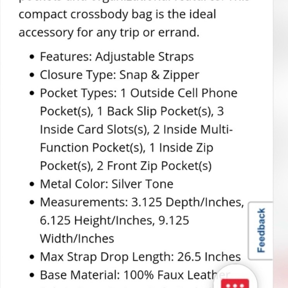 MultiSac Zippy Triple Compartment Crossbody Bag - Picture 5 of 5